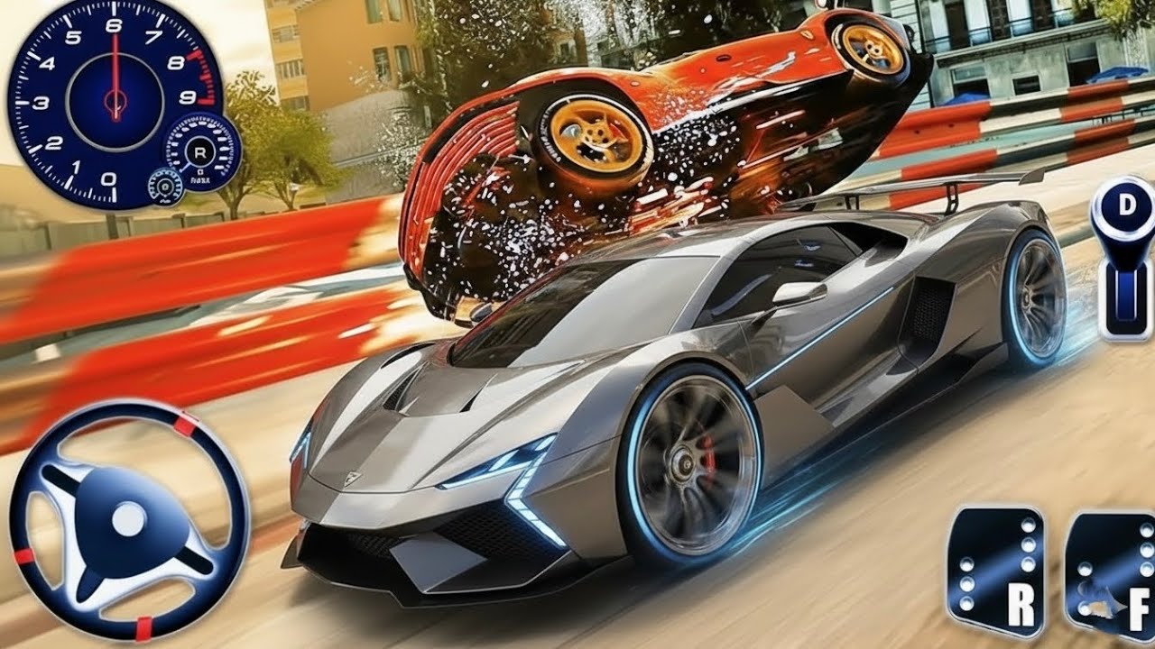 Extreme Farari GTS Sport Car Racing - Asphalt 9 Legends Unite Simulator - Android GamePlay