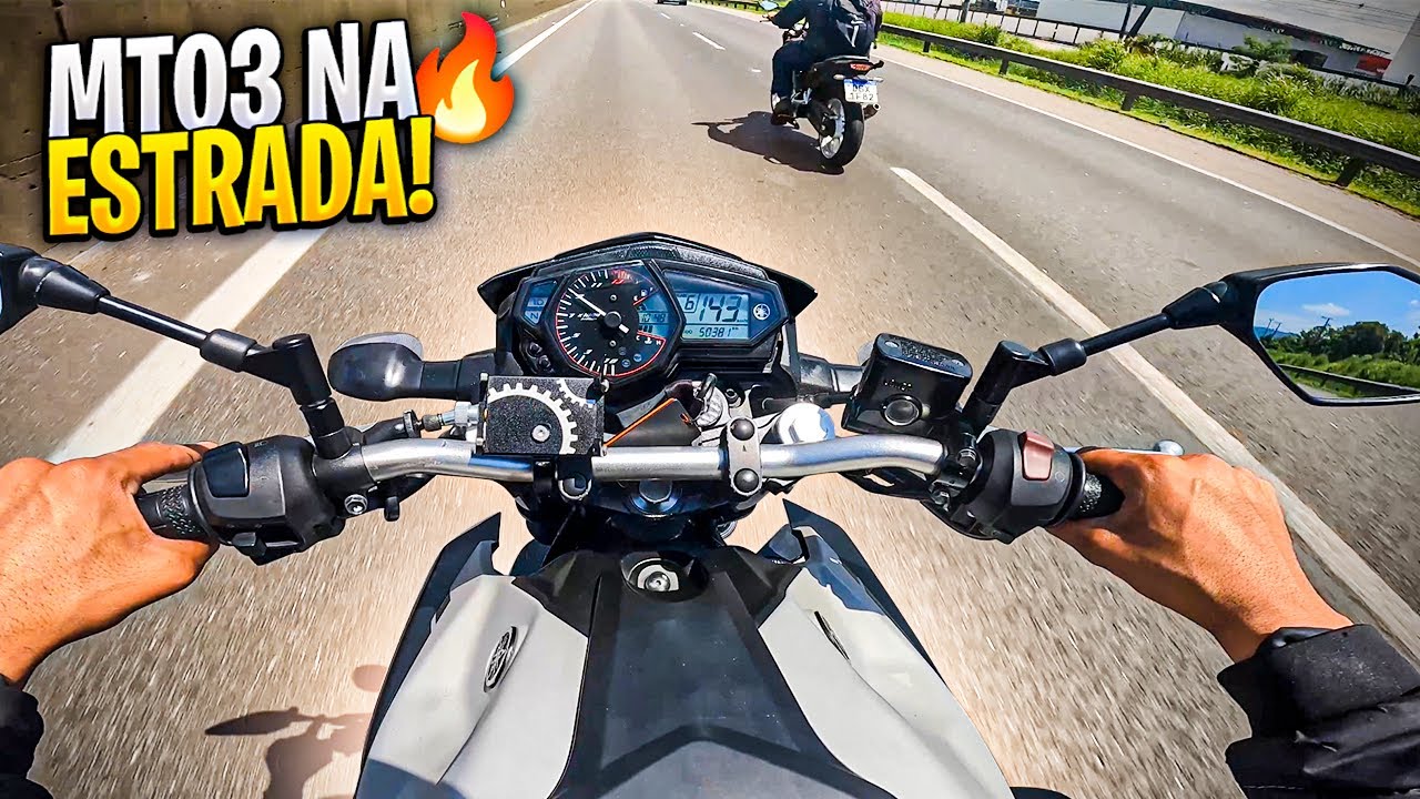 PRIMEIRA VEZ VIAJANDO COM UMA MOTO 2 CILINDROS - YAMAHA MT-03