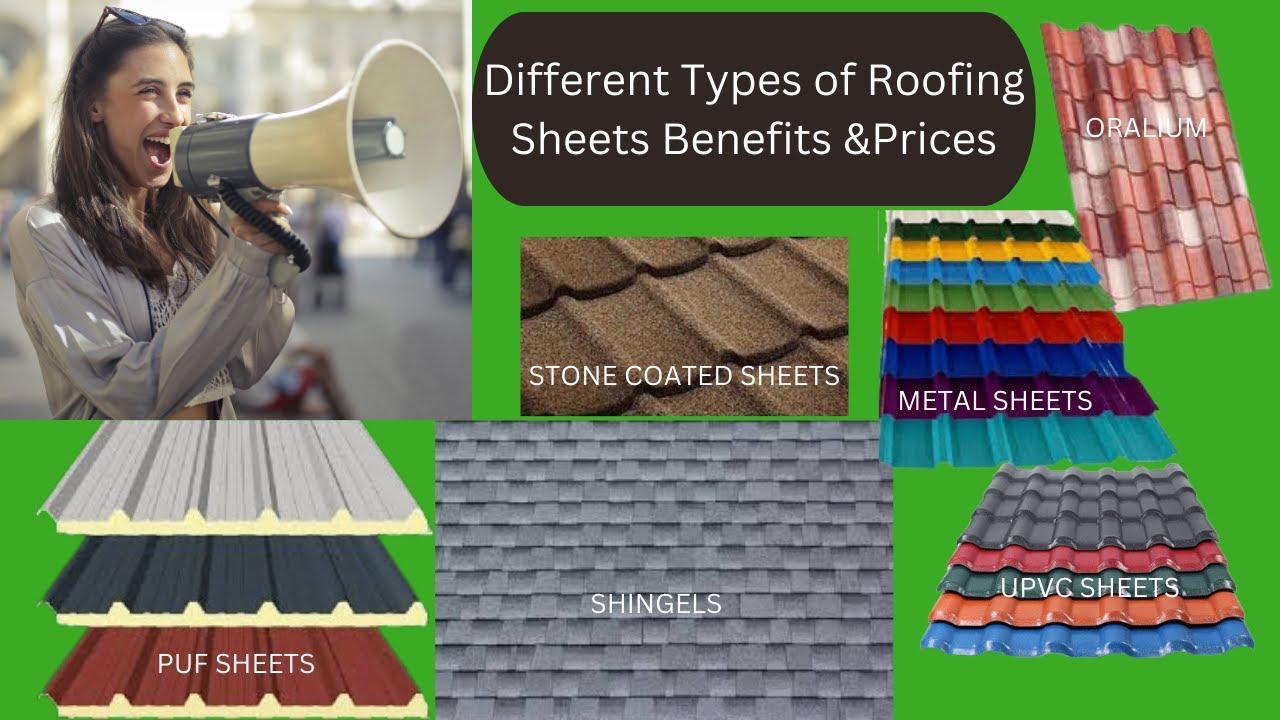 DIFFERENT TYPES OF ROOFING SHEETS - BENEFITS & PRICES