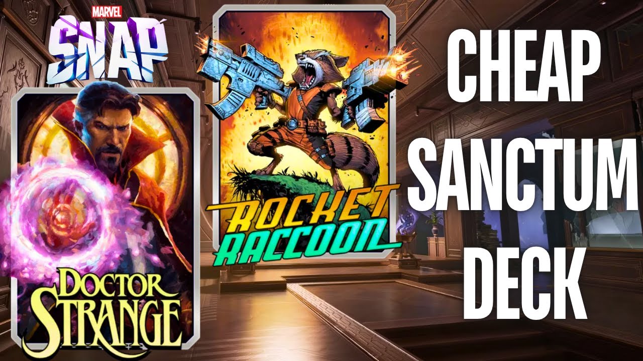 Cheap On Reveal Sanctum Deck Marvel Snap