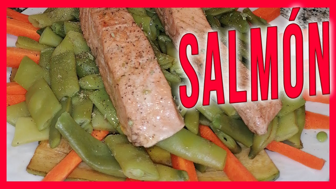 Receta #121 - Salm&oacute;n y verduras
