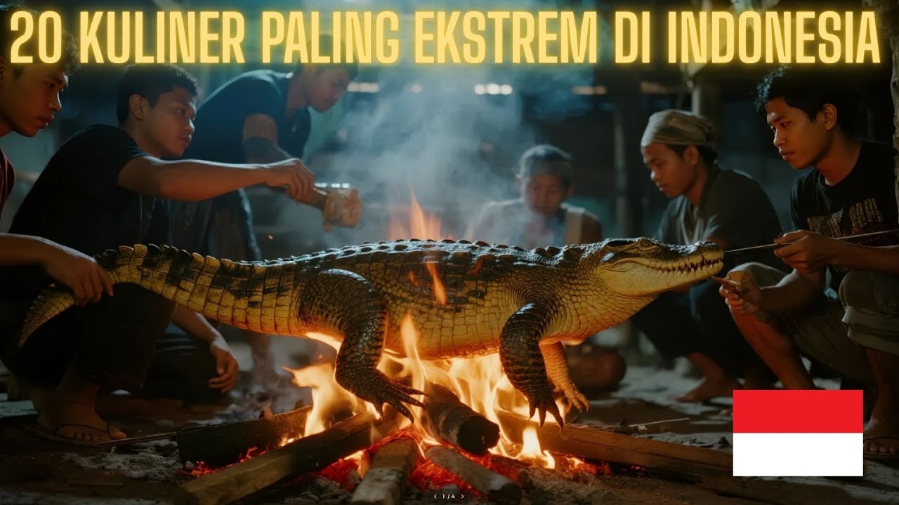 20 Kuliner & Makanan Paling Ekstrem Di Indonesia