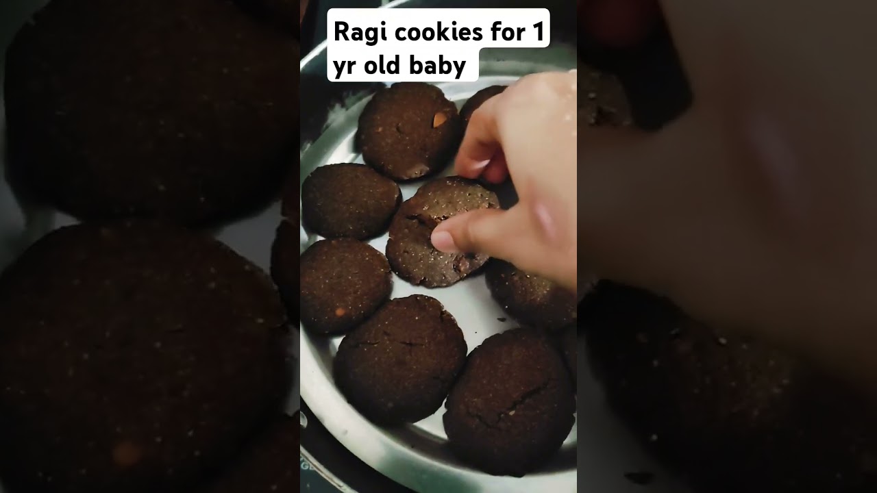ragi cookies for 1 year old baby healthy recipes 🤞🤞🤞 #love #songbaby