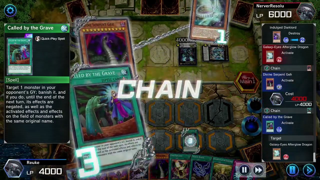 Divine Serpent Geh and Dark Honest own Galaxy-Eye (self destruction) - Yugioh Master Duel