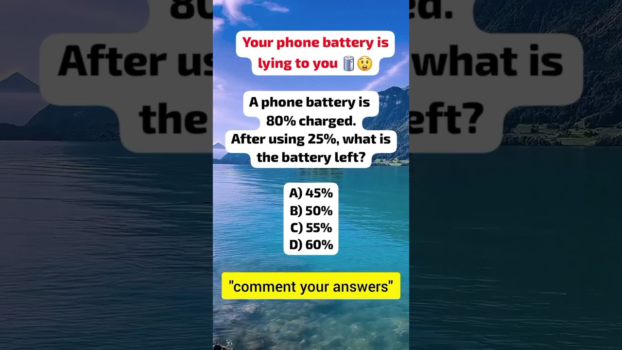 Your Phone Battery Trick 🔋 #LogicShorts