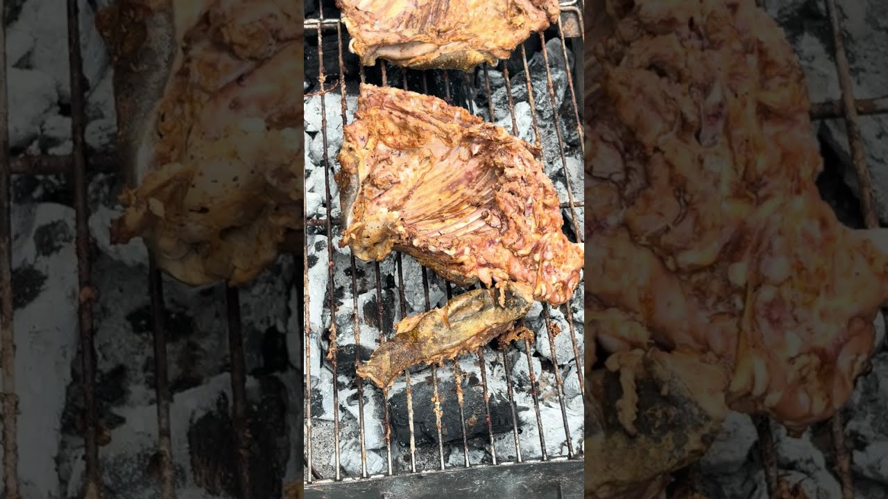 Smoked goat meat 