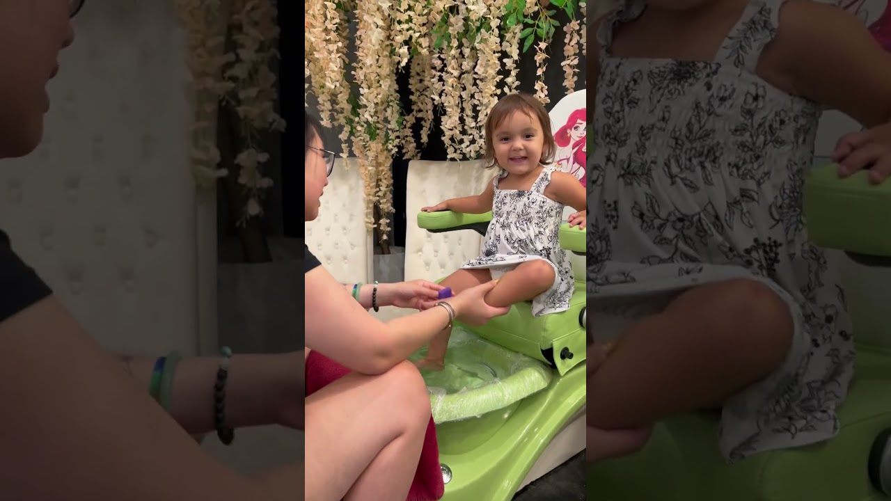 3 year old first pedicure #toddler #summer #kids #kidspedicure #pedicure # #baby