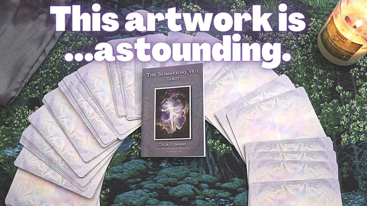 SUPER DEEP DIVE into the Shimmering Veil Tarot by Cilla Conway
