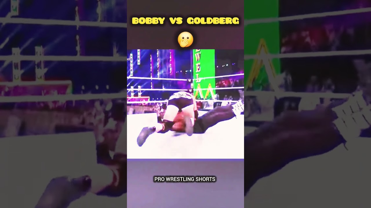 🔥 Bobby Lesley vs Goldberg ⚡ | Epic Showdown 🏆 #WWE #Wrestling