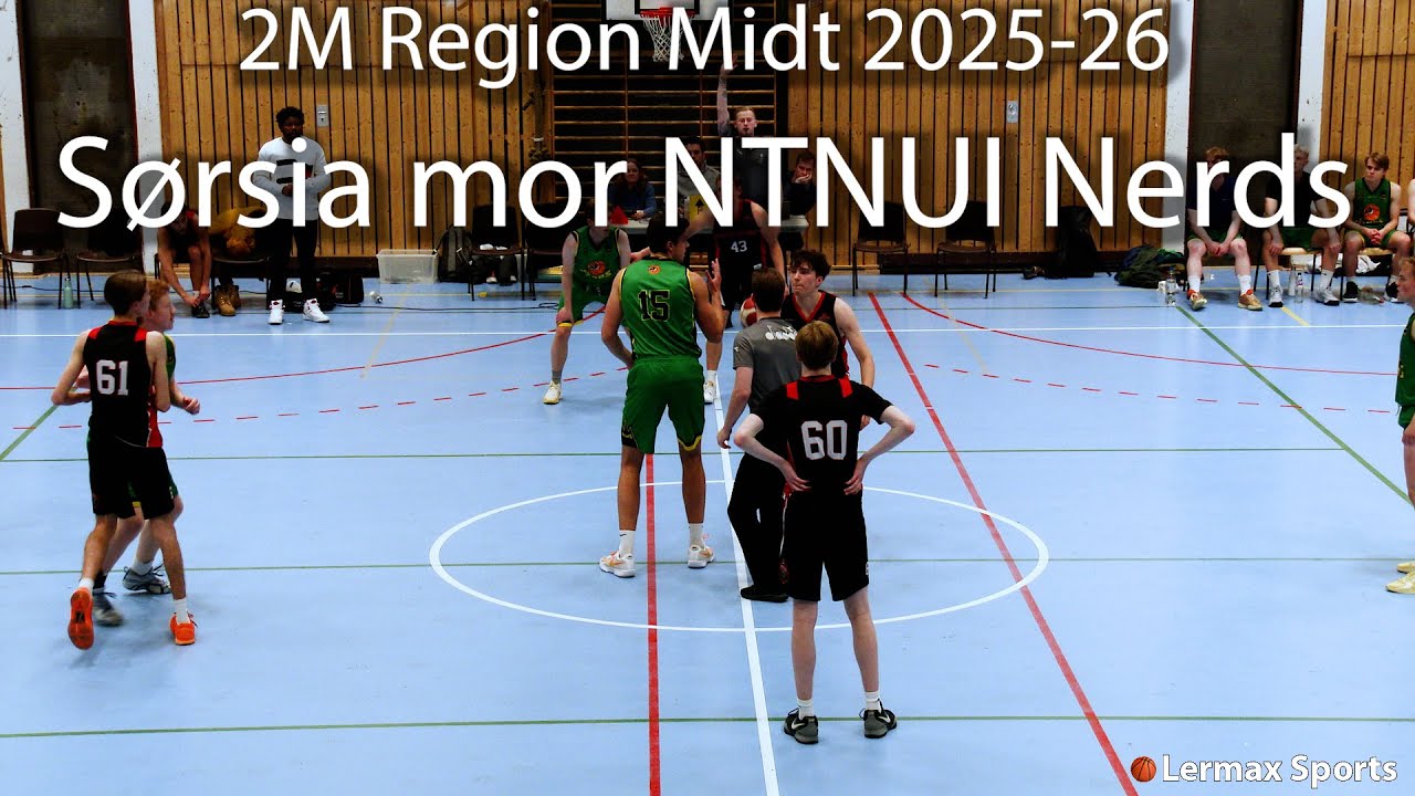 Basketball kamp: 2M Region Midt - 2025/26 - Sørsia mot NTNUI Nerds