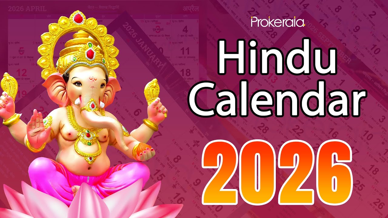 Hindu Calendar 2026 | Hindu Festivals 2026, Govt. Holidays etc.