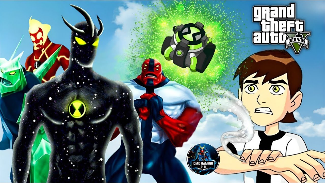 Aliens Escaped From Ben 10 Omnitrix In Gta 5 😱 | Franklin Collecting Ben 10 Aliens | Gta 5 Tamil