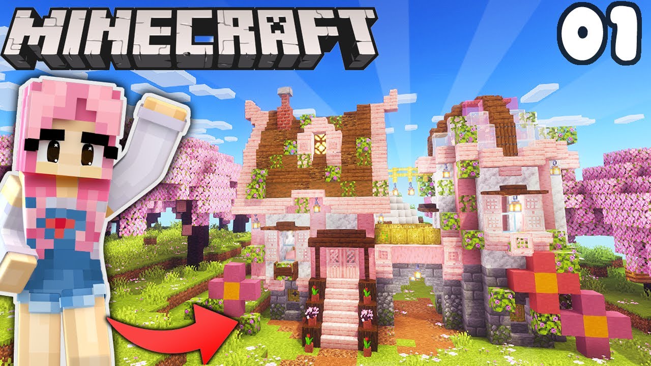A New Start in 1.20! 🌸 Ruby Hollow | Minecraft Let’s Play 1