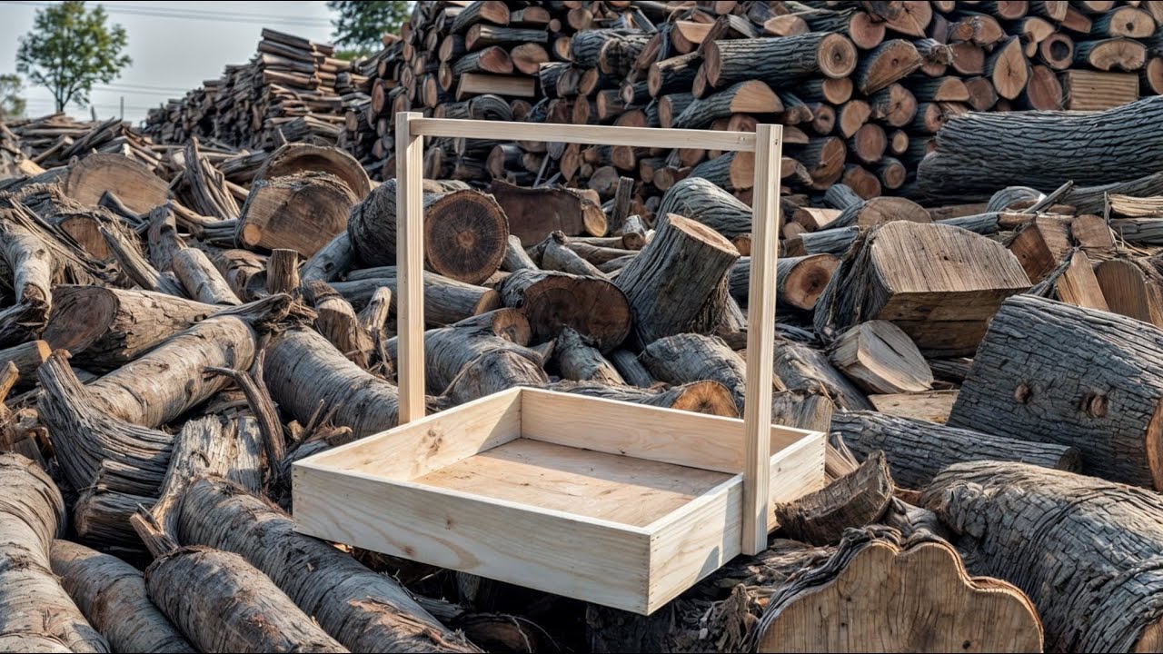 DIY How to Build Wooden Basket Complete Process