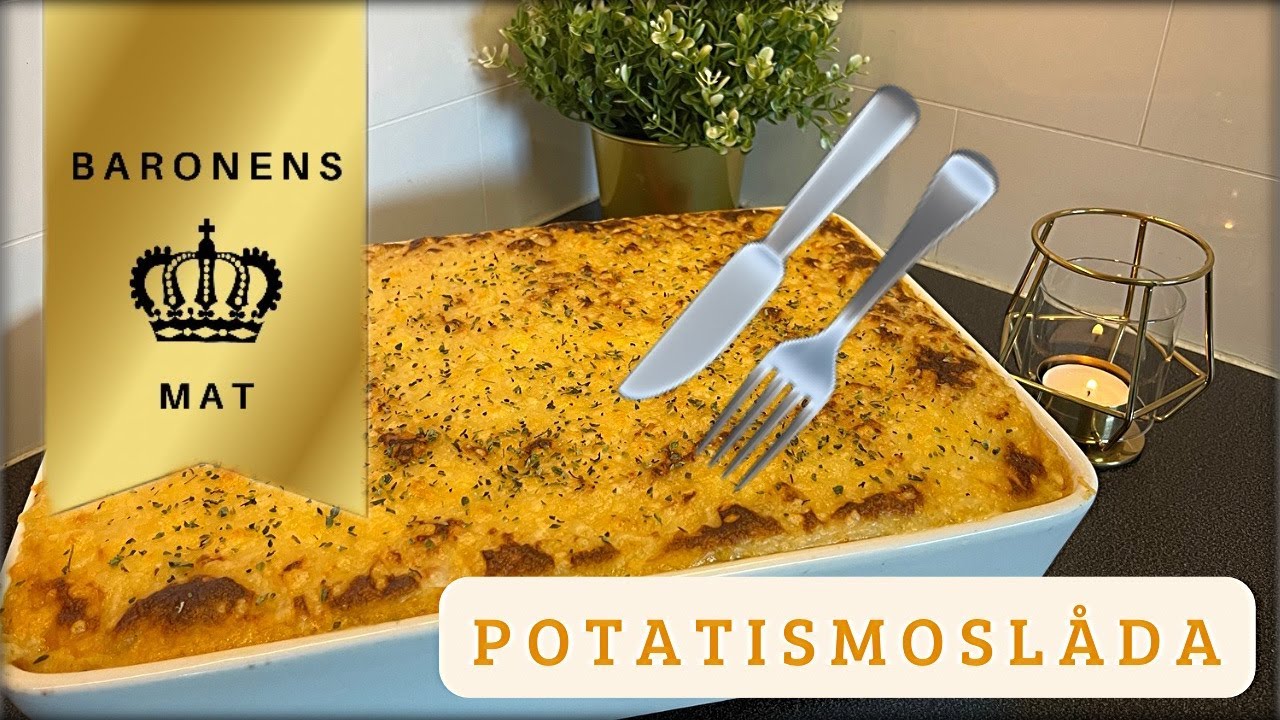 POTATISMOSLÅDA MED KÖTTFÄRSSÅS  - HEMLIGT RECEPT TILLS NU