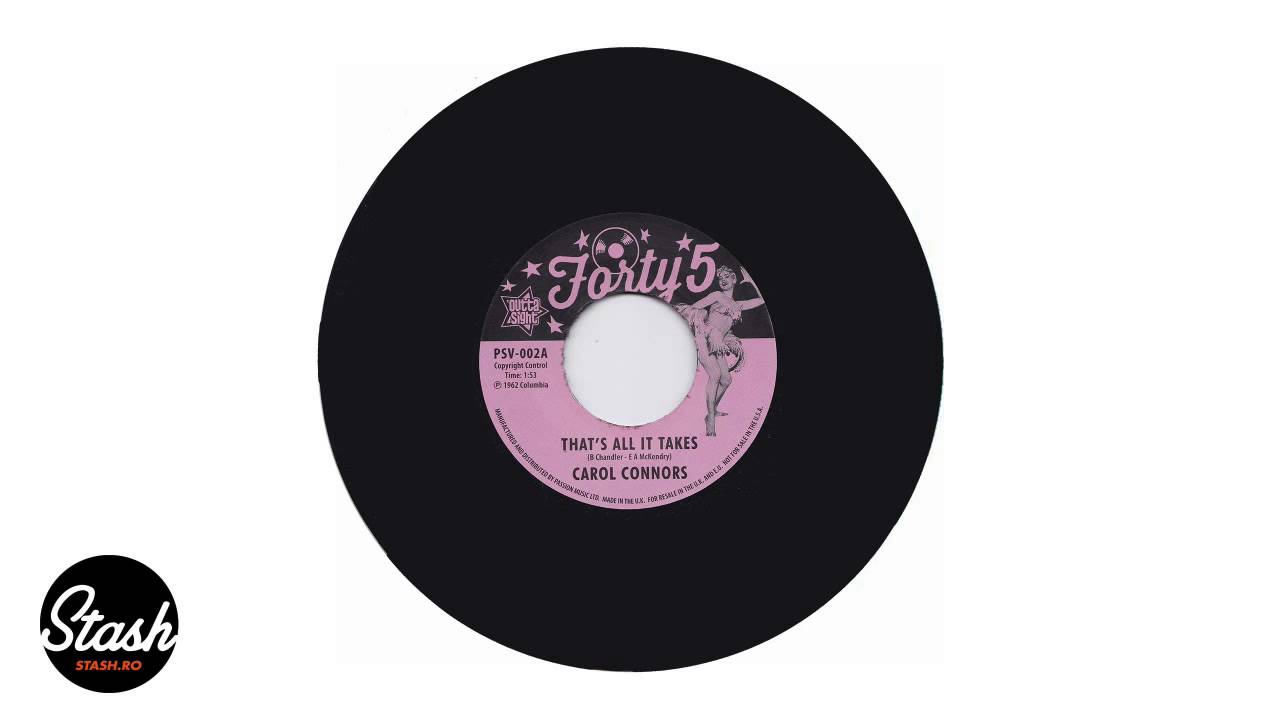 Carol Connors - That's All It Takes / I Wanna Know