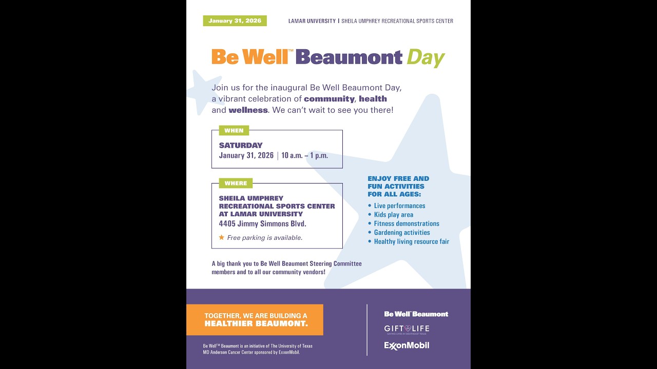 Be Well™ Beaumont  Day 2026