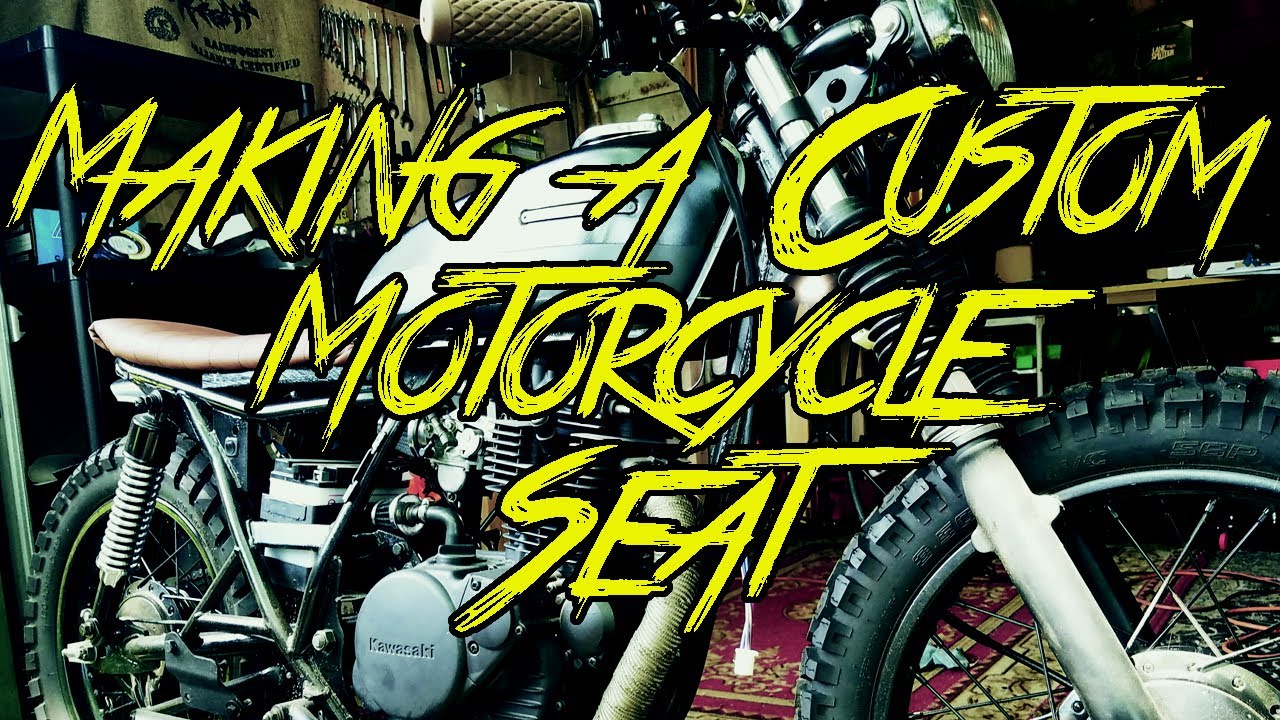 How To Make A Custom Motorcycle Seat - Kawasaki KZ250 Build