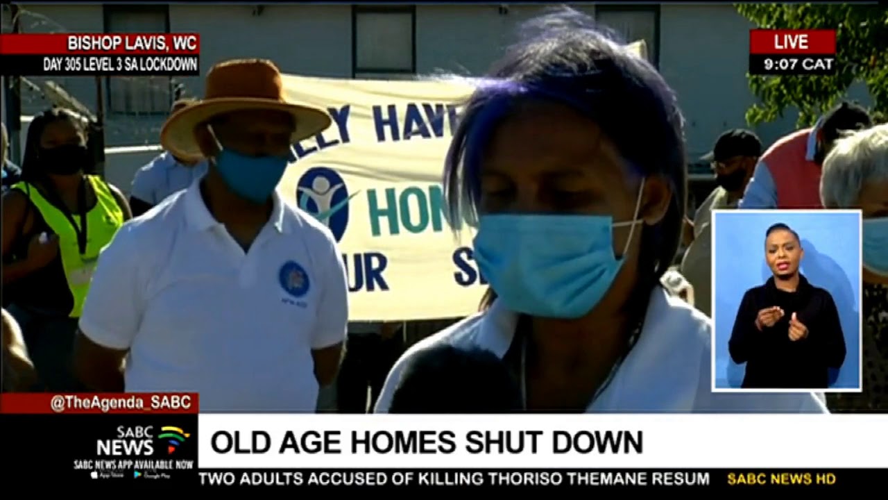 Old age homes shutdown in Cape Town