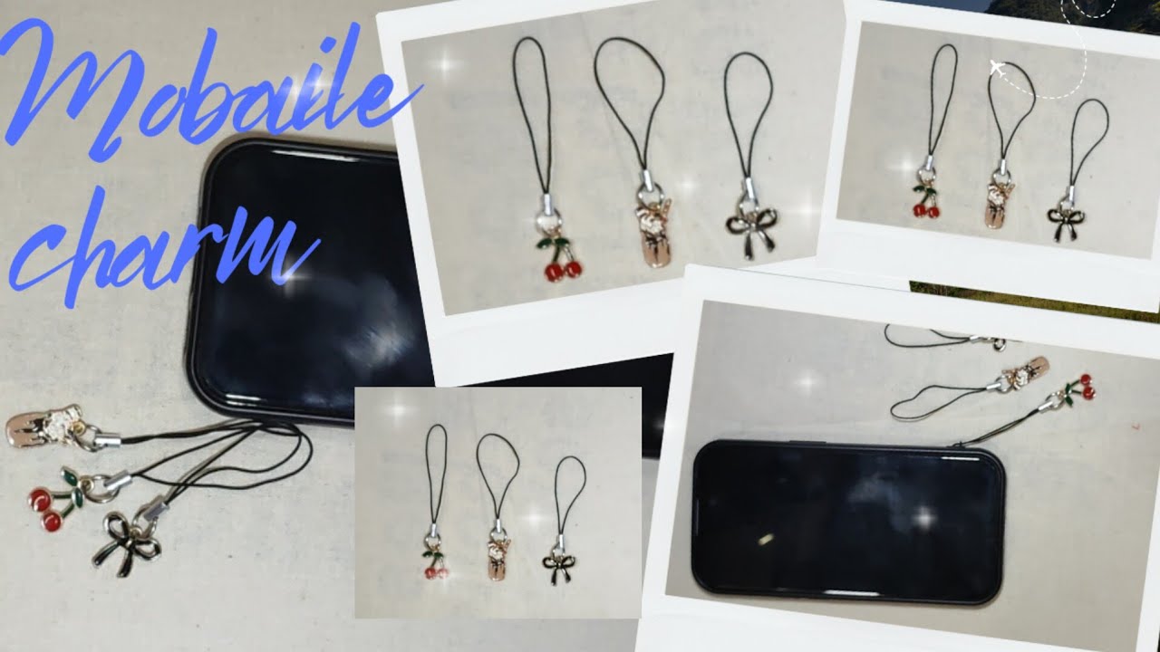How to make phone charm/DIY charm  phone strap/Viral trend#phonecharm#charm #ytvideos#viralvideo