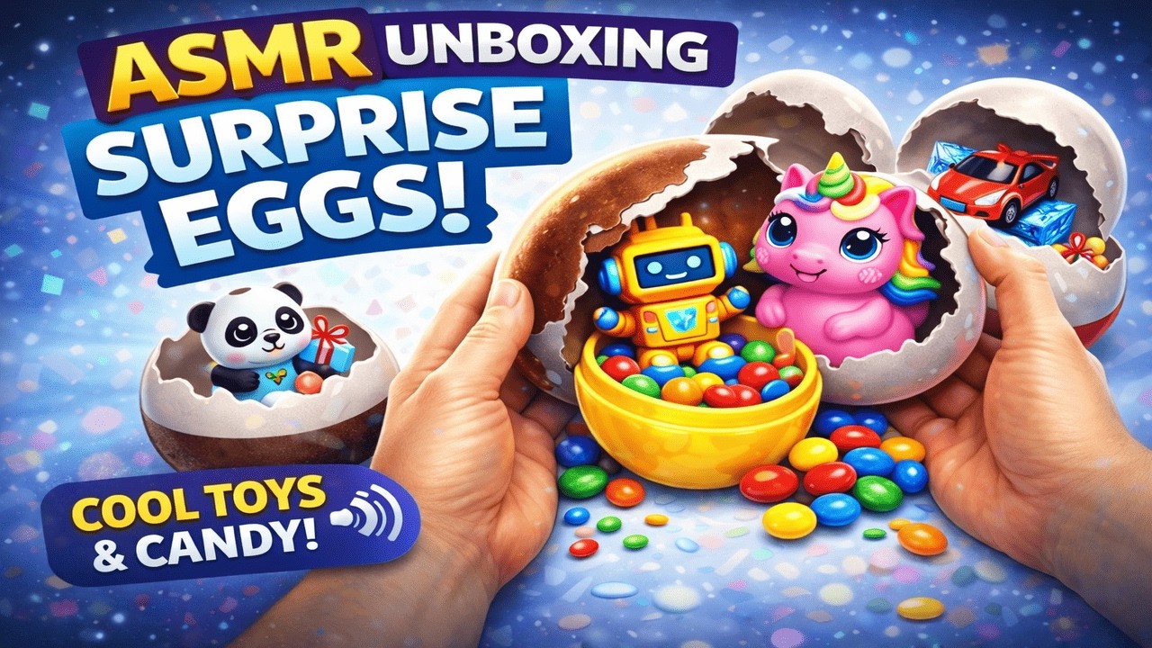 🔴 Surprise eggs unboxing | asmr