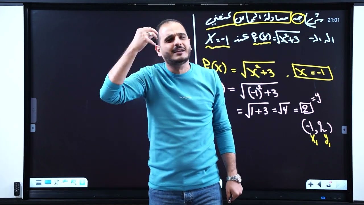 الخامس العلمي/ الفصل السادس/ محاضرة 11 / معادلة المماس الجزء الثاني