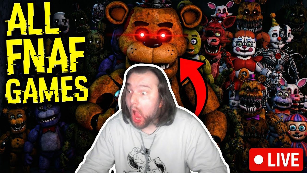 I Attempted to Beat EVERY FNAF Game in ONE Sitting