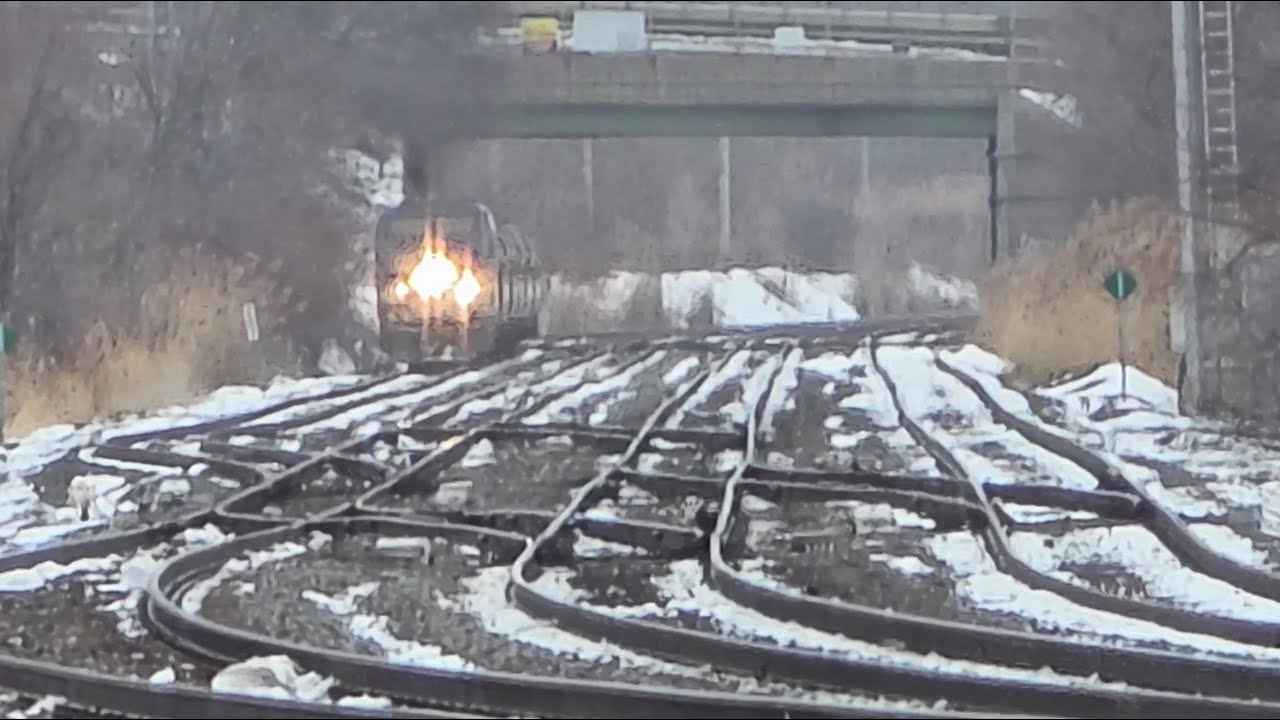Chasing Amtrak Trains 1-21-2026 On The Syracuse Terminal Subdivision East Of Syracuse NY