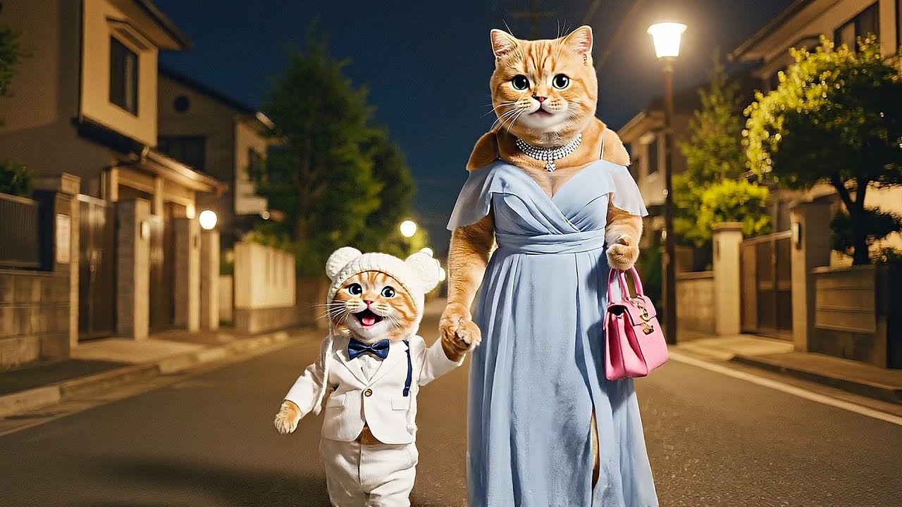 Ginger Kitten Sells His Favorite Toys to Buy a Dress for Mama Cat’s Party 👗💛