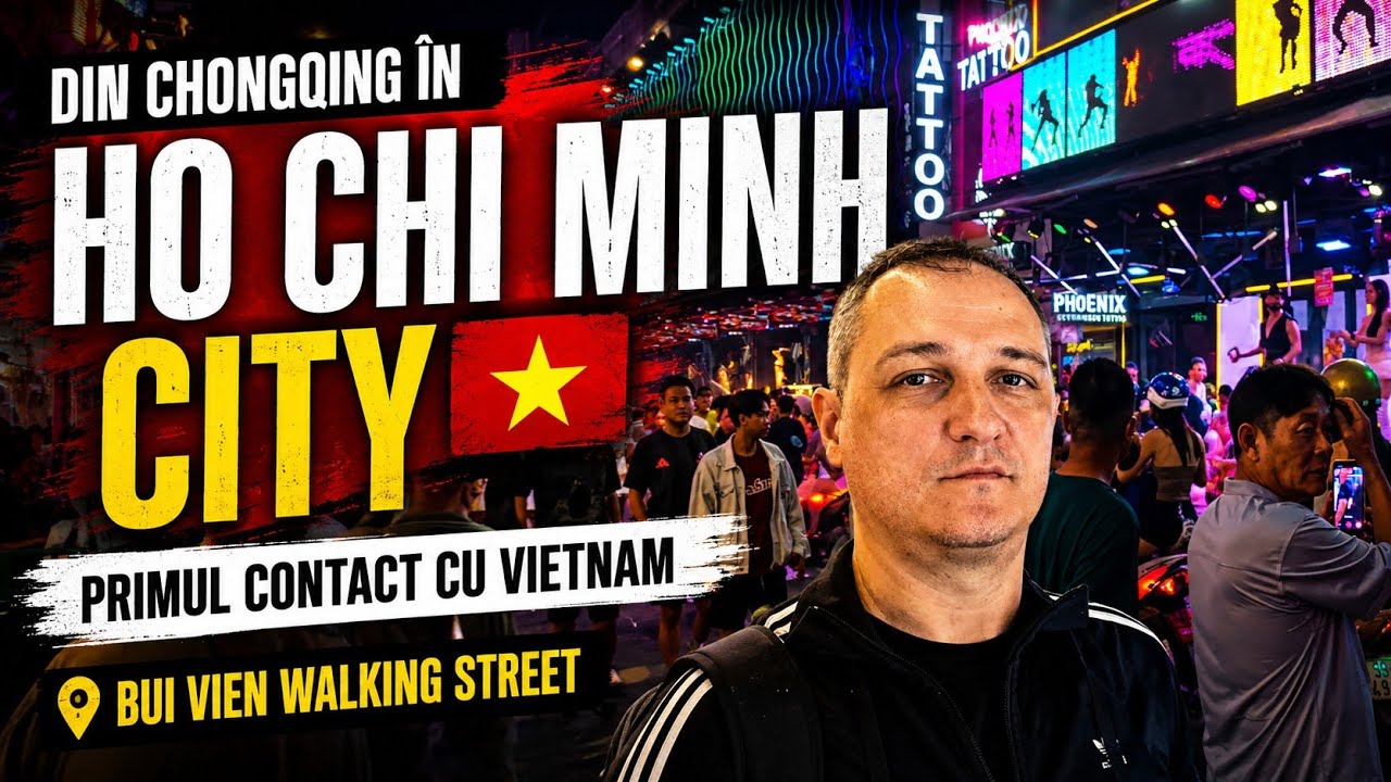 Din Chongqing în Ho Chi Minh City 🇻🇳 | Primul Contact cu Vietnam + Bui Vien Walking Street