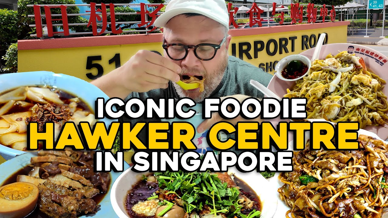 Singapore Street Food Paradise!! 51 Old Airport Road Hawker Center is a MUST!