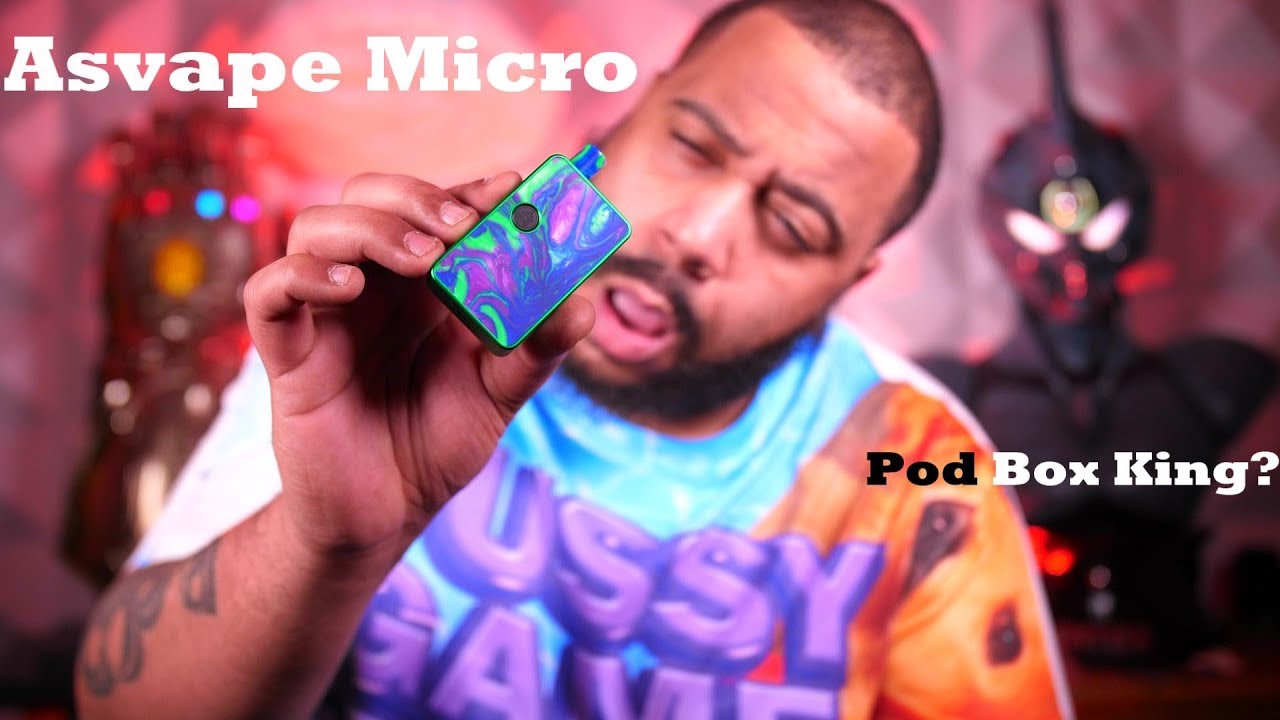 New Pod Box King? Asvape Micro 30W Pod Kit Review! VapingwithTwisted420