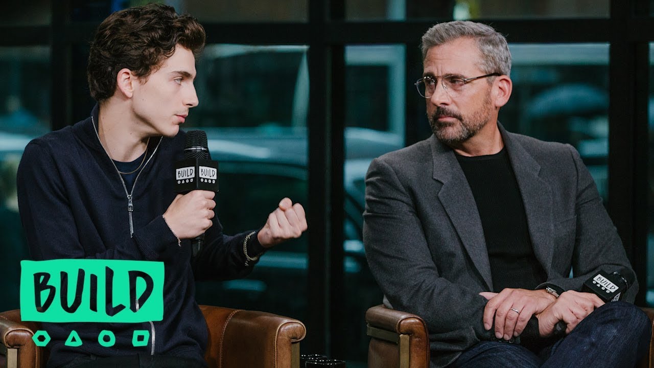 Timothée Chalamet & Steve Carell Gush Over Each Other