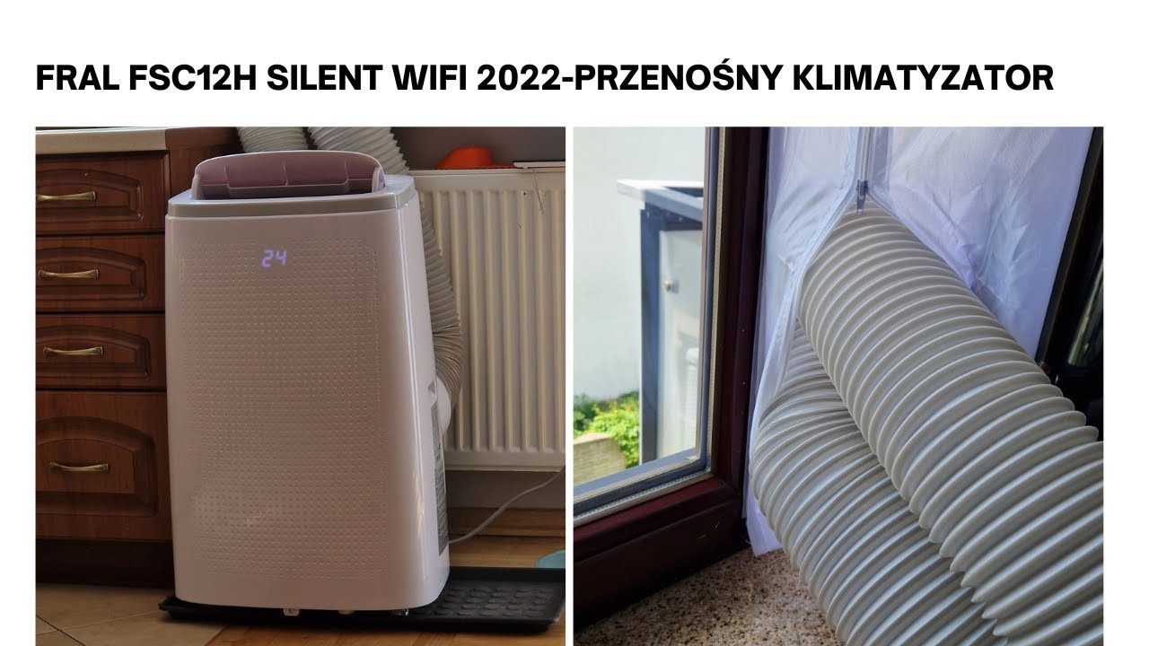 PRZENOŚNY KLIMATYZATOR DWU RUROWY  Czy to ma sens ? WADY I ZALETY =  FRAL FSC12H SILENT WIFI