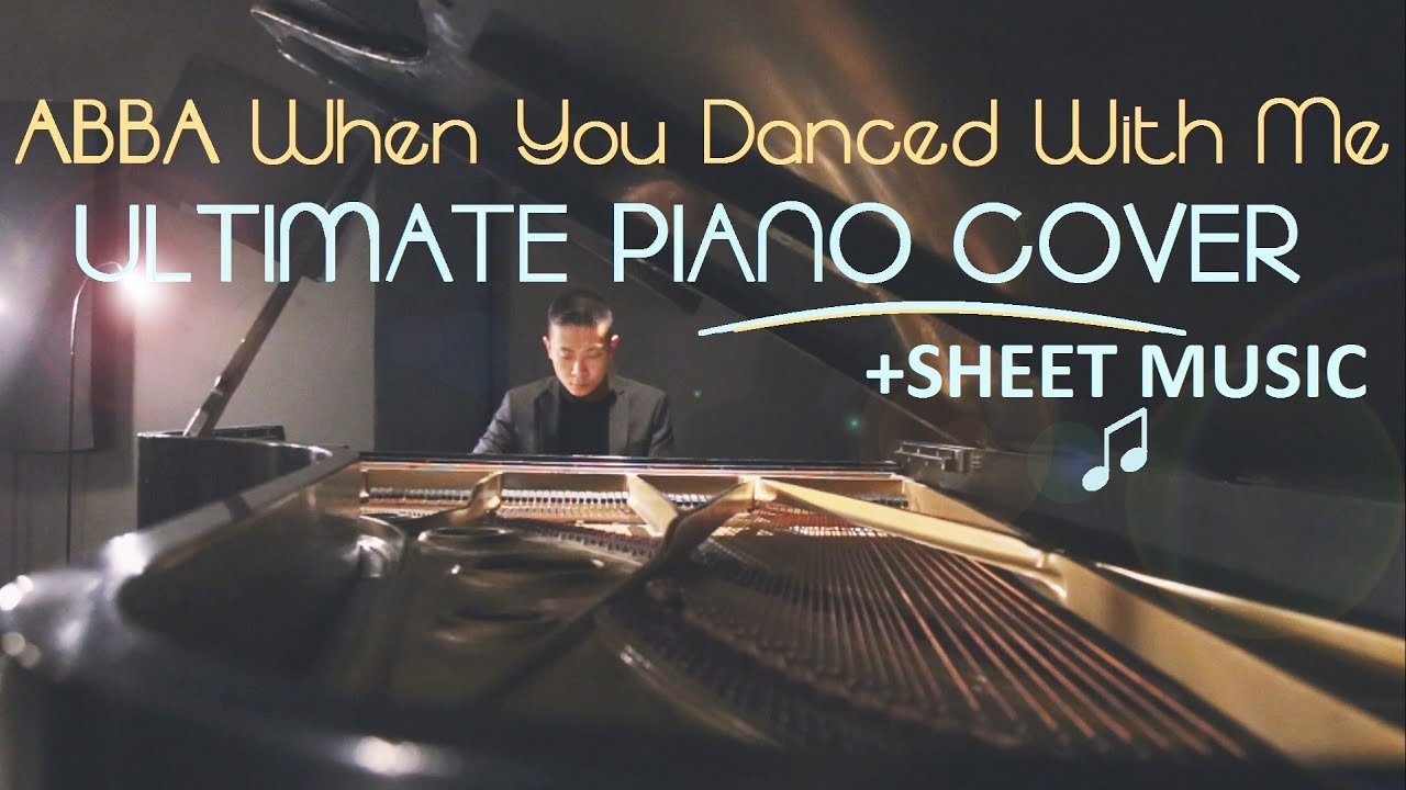 ABBA When You Danced With Me solo piano cover + sheet music