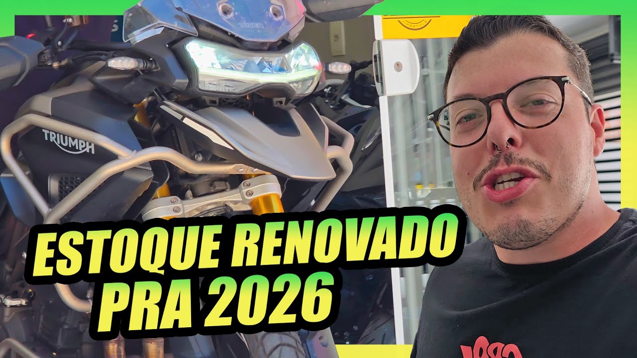 ESTOQUE DE MOTOS COMPLETO E RENOVADO PARA COMEÇAR 2026 *MOTOS DE 19 ATÉ 102 MIL REAIS*