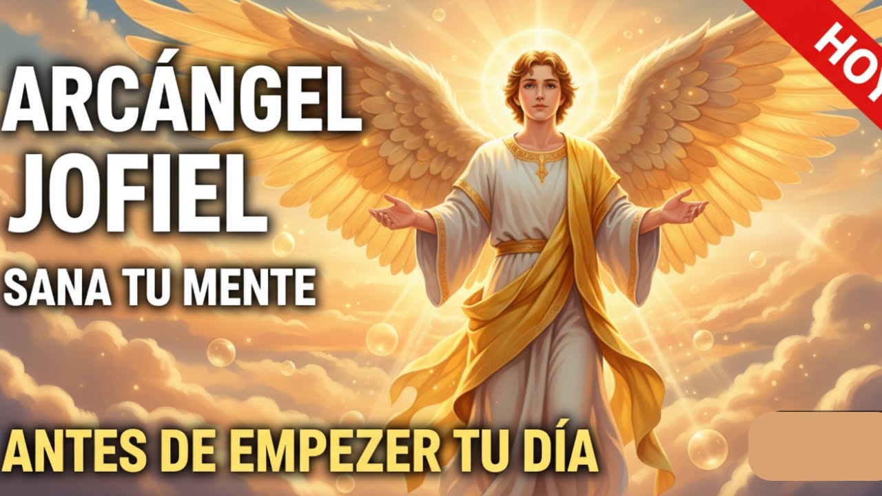 ARCÁNGEL JOFIEL SANA TU MENTE😇 |  LUZ EN TU MENTE, TRANSFORMA PENSAMIENTOS NEGATIVOS EN BELLEZA🧠