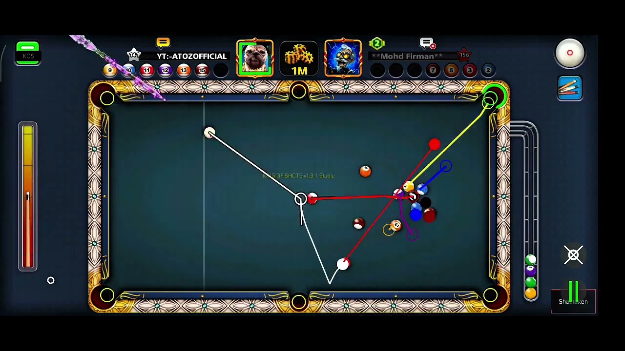 🔥 حقيقة هكر بلياردو 8 Ball Pool | تطويل السهم وتهكير البلياردو مجانا؟