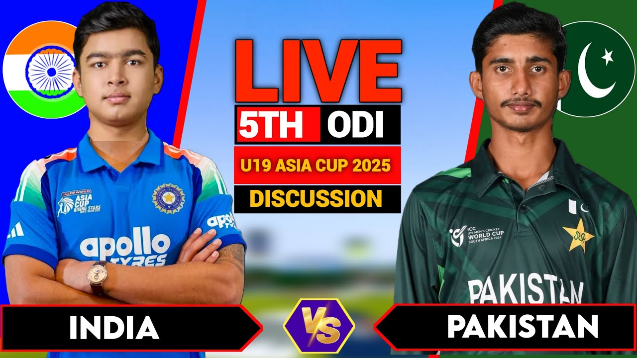 India U19 vs Pakistan U19, 5th ODI Live Match Analysis & Discussion IND U19 vs PAK U19 5th ODI