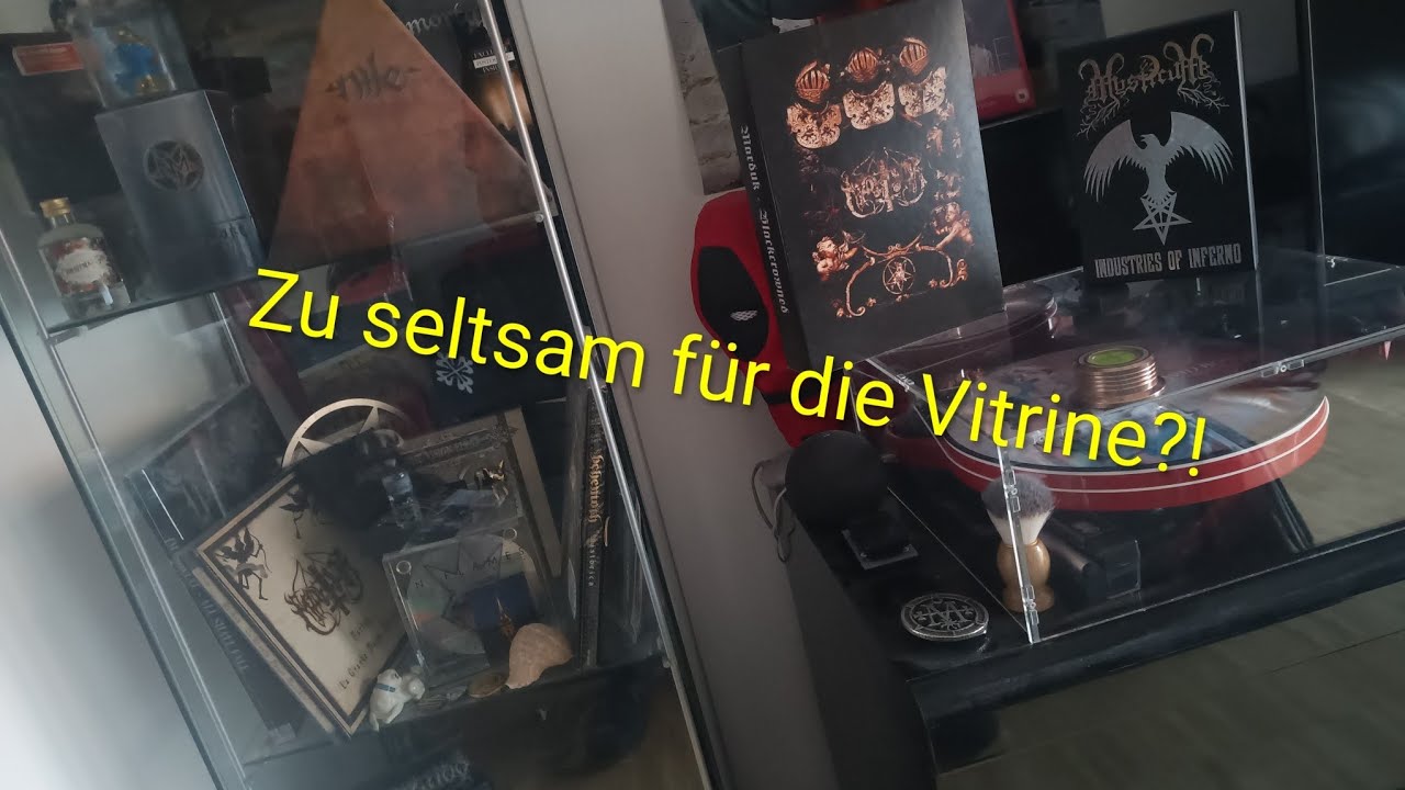 Kiste mit Rammstein, Cannibal Corpse, Kreator und Belphegor-Zeugs😬.