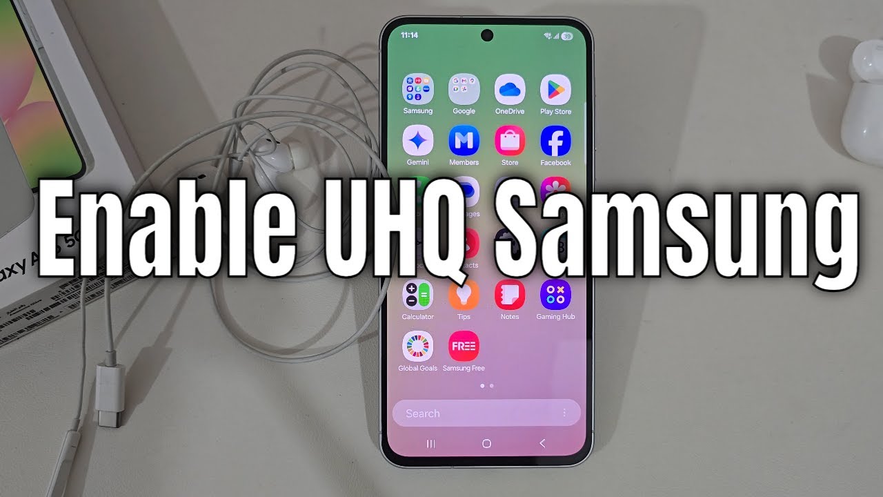 Samsung Galaxy A56: How to enable UHQ Samsung