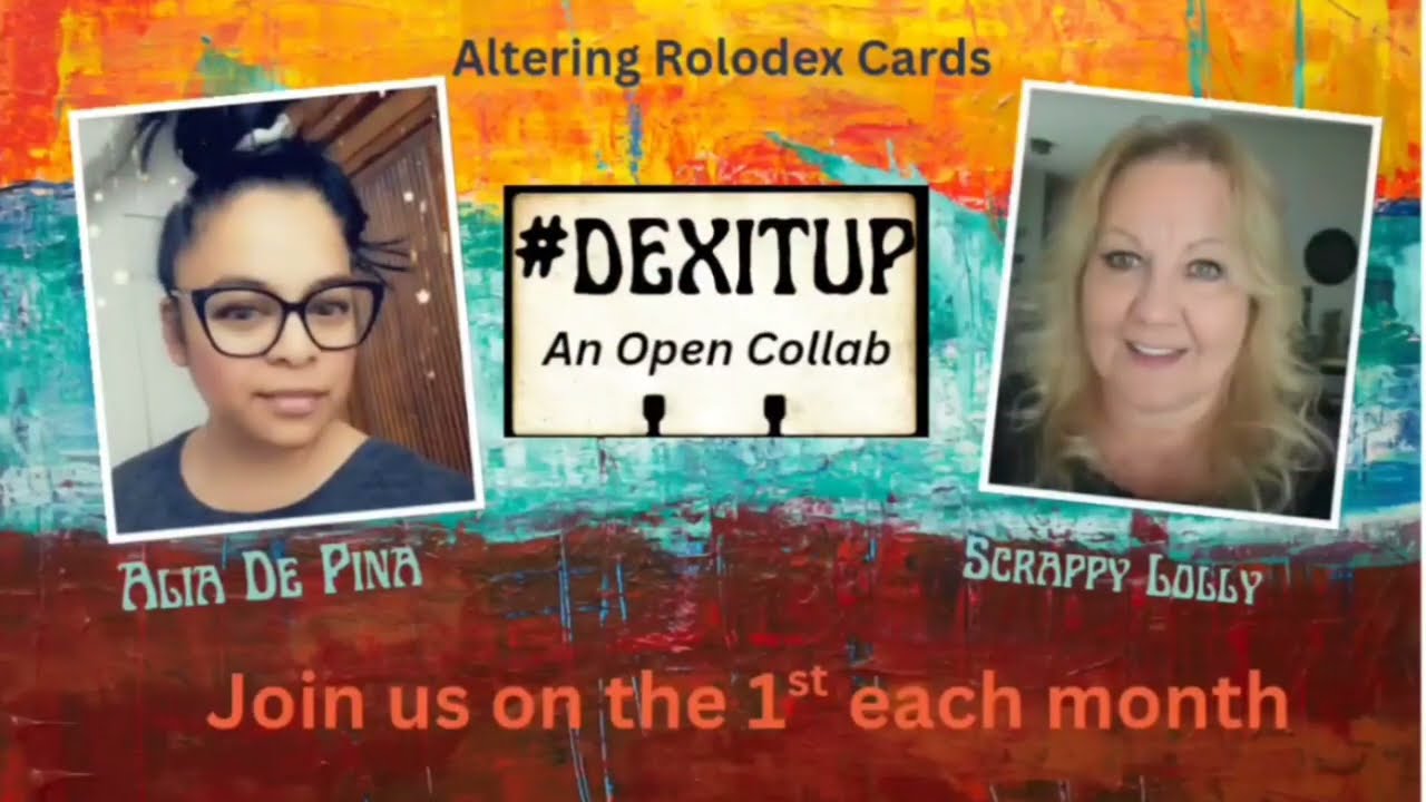 #dexitup  An Open Collab with  @AliaDePina  ; Altered Rolodex; 