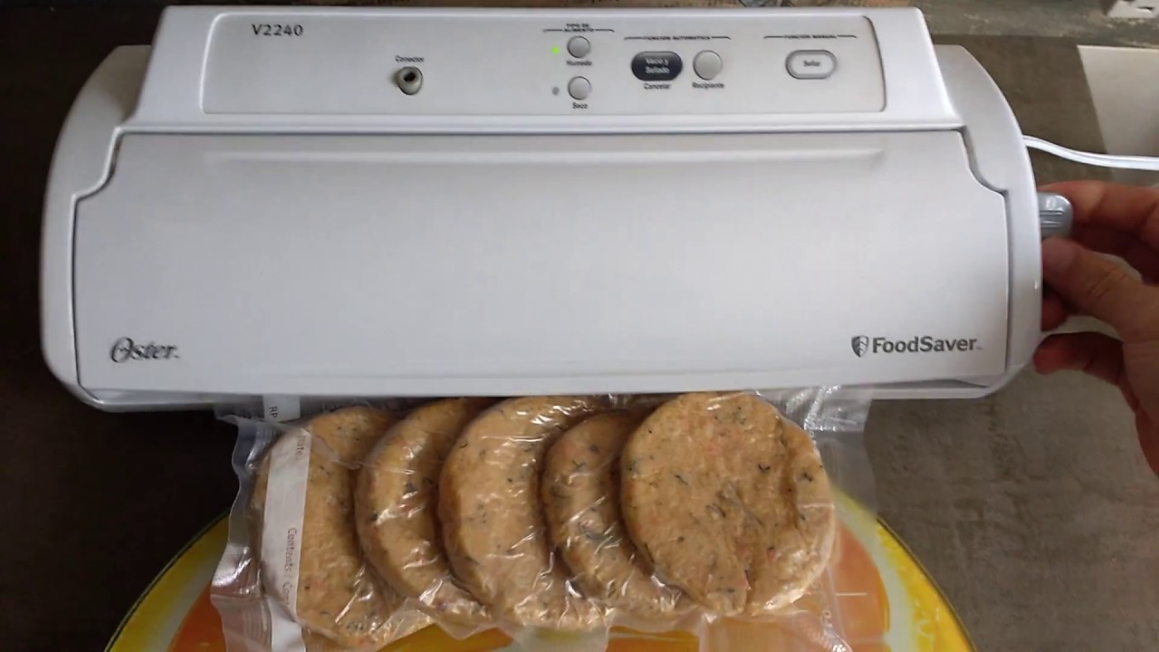 Como usar OSTER V2040 & V2240 FOODSAVER - Maquina para sellar al vacio 2 parte