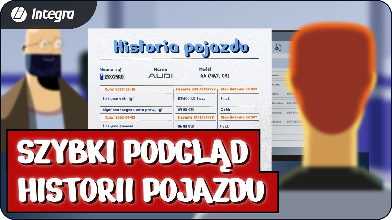 Jak uzyskać szybki dostęp do historii napraw? Program do warsztatu samochodowego Integra 7