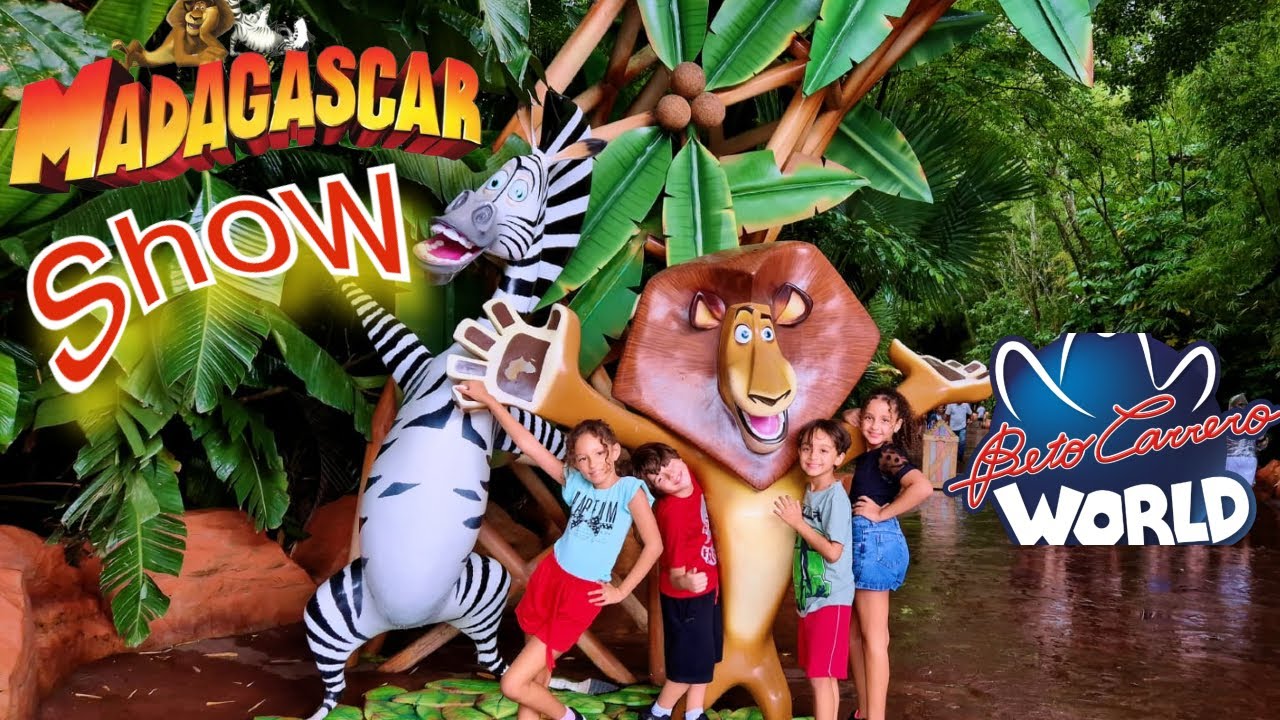 Show Madagascar Beto Carrero - Uma aventura no Beto Carrero Word