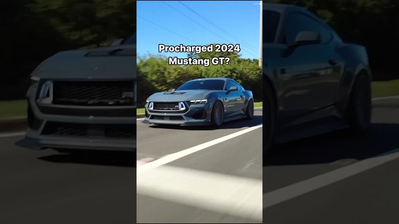 Procharged 2024 Mustang GT Rolling! 🏎️