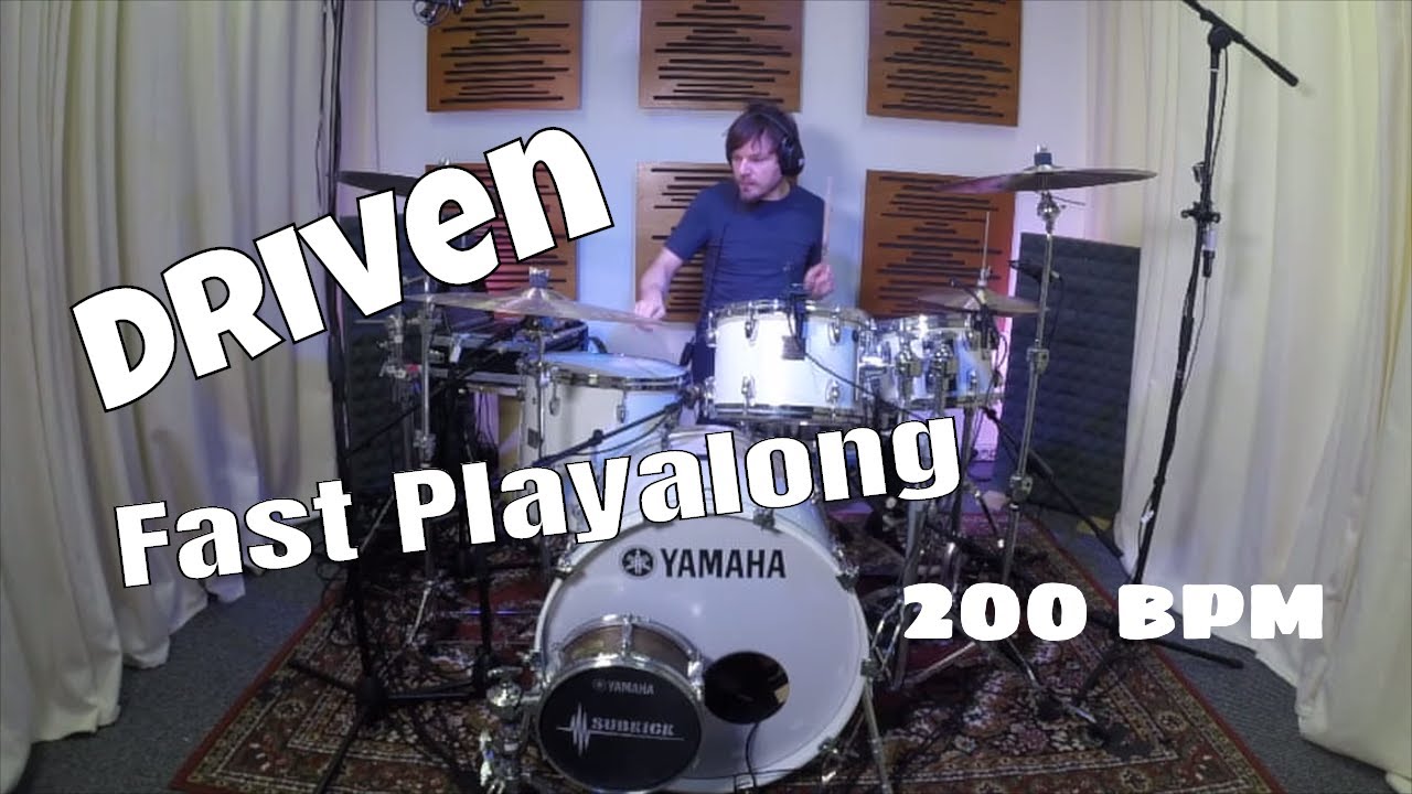Fast Playalong - Driven 200 bpm - by Chris Heiny