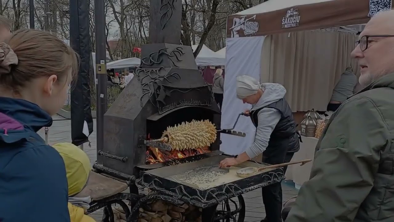 Lithuania 🇱🇹 Kaunas, Street Market.