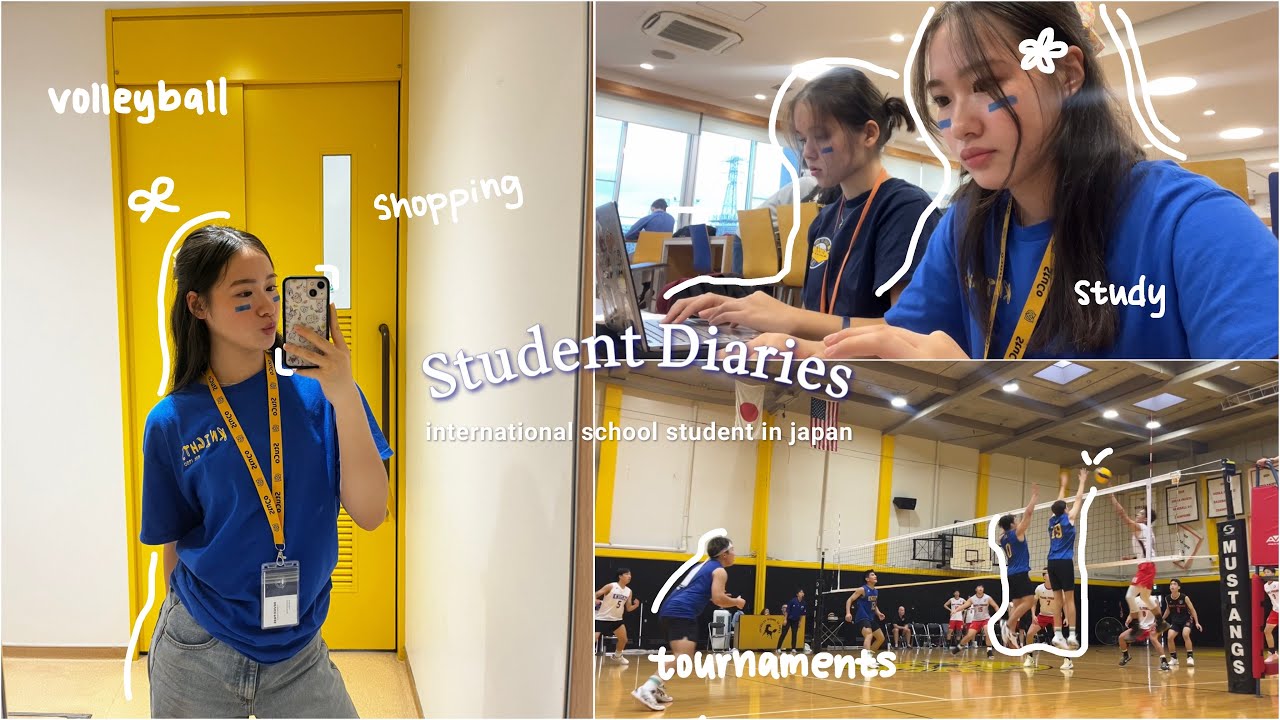 life as an international school student 국제학교 | study, vball, tournaments, food, shopping