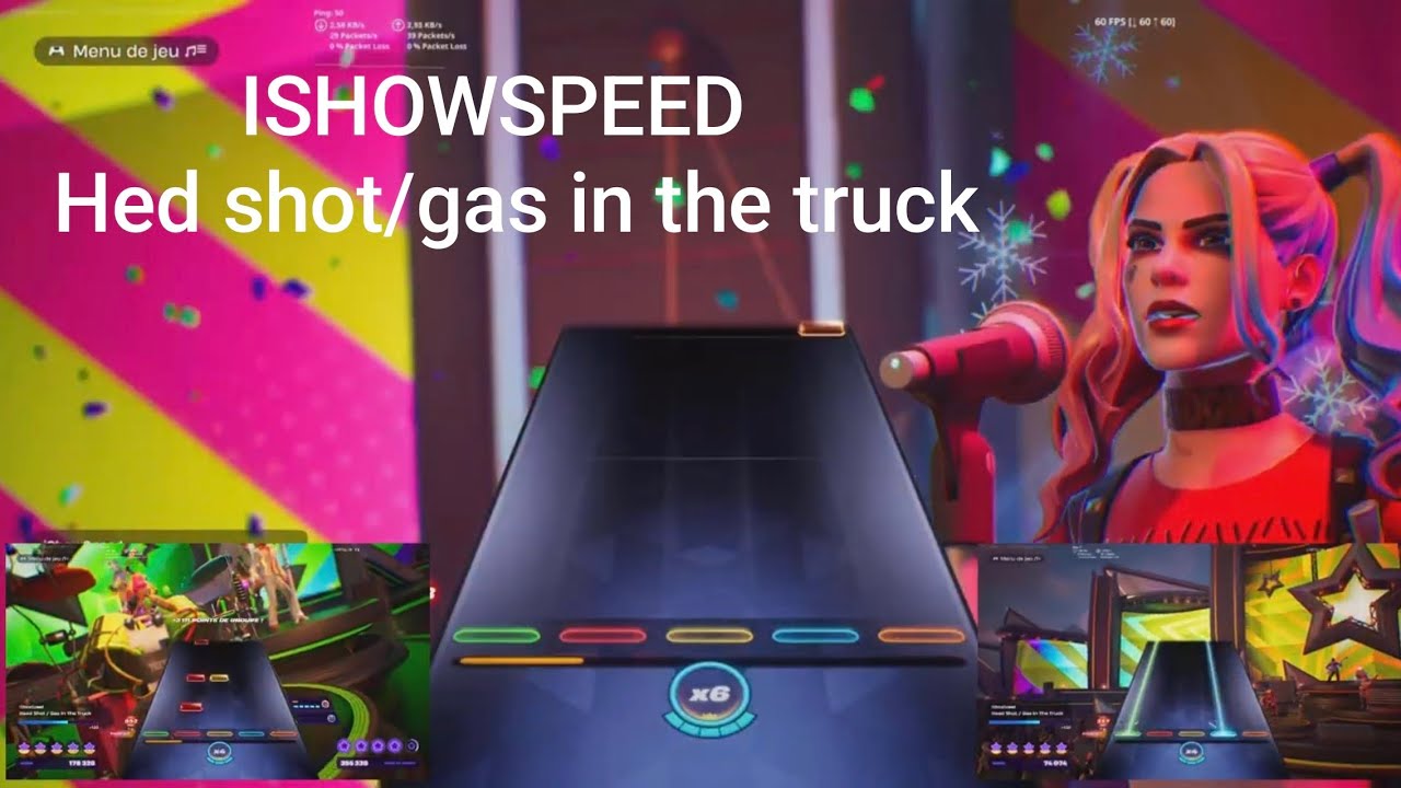 ISHOWSPEED - head shot/gas in the truck #ishowspeed #fortnitefestival 